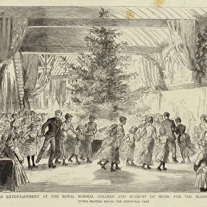 Christmas Entertainment at the Royal Normal College and Academy of Music for the Blind, Upper Norwood (engraving)