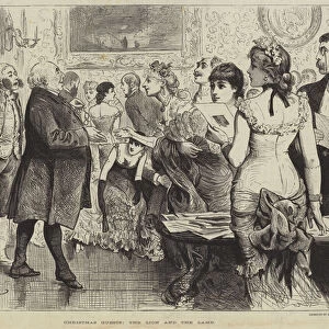 Christmas Guests, the Lion and the Lamb (engraving)