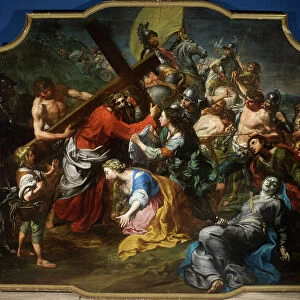 Christ's ascent to Calvary, First half of the 18th century (oil on canvas)