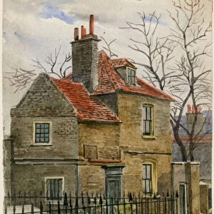 Church Cottage, Church Passage, St Marys Churchyard, Islington (w / c on paper)