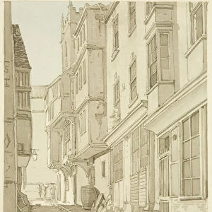 Church Lane, St Peters (pencil & w / c on paper)