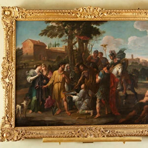 Cincinnatus at the Plough (oil on canvas)