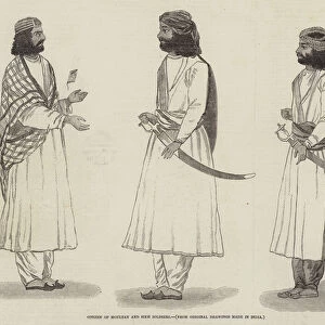Citizen of Moultan and Sikh Soldiers (engraving)