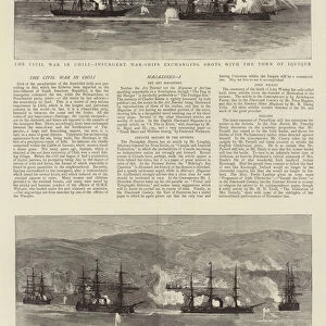 The Civil War in Chili (engraving)