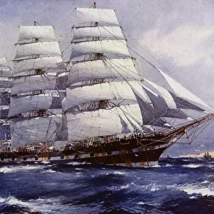 Clipper Ships: Macquarie (colour litho)