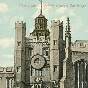 Clock Tower, Trinity College, Cambridge (colour photo)
