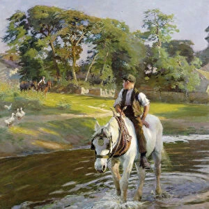 The Close of a Summers Day, 1909 (oil on canvas)