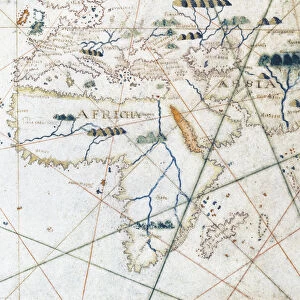 The coasts of Europe and North Africa (portulan, 1602)
