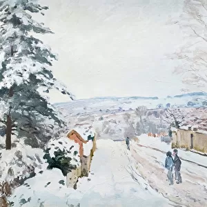 The Coeur Volant road to Louveciennes, c. 1872 (oil on canvas)