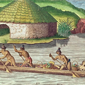 Collecting Crops for the Communal Storehouse, from Brevis Narratio