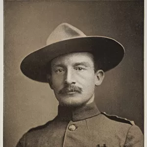 Colonel Robert S. S. Baden-Powell, The Defender of Mafeking (sepia photo)