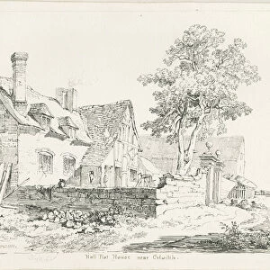 Colwich - Hall Flat House: pen and ink drawing, 1836 (drawing)