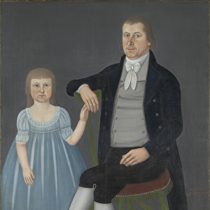 Comfort Starr Mygatt and Lucy Mygatt, 1799 (oil on canvas)