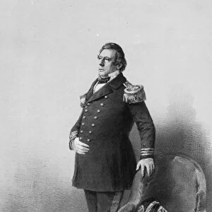 Commodore Matthew Calbraith Perry, engraved by Wilhelm Heine, c. 1856 (lithograph)