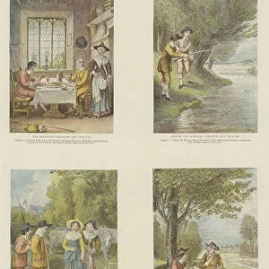 The Complete Angler, by Izaak Walton and Charles Cotton (chromolitho)