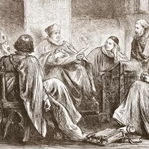 The Conclave Electing the Emperor of Germany, illustration from