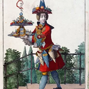 A Confectioner, c. 1735 (colour engraving)