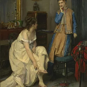 Confidences, c. 1870 (oil on canvas)