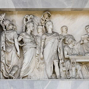 The Congress of Vienna, detail of Arch of Peace, Milan, Italy (marble)