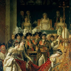 The Consecration of the Emperor Napoleon (1769-1821) and the Coronation of the Empress Josephine