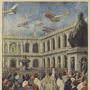 The Consecration of Our Lady of Loreto as Patroness of Aviators (Colour Litho)