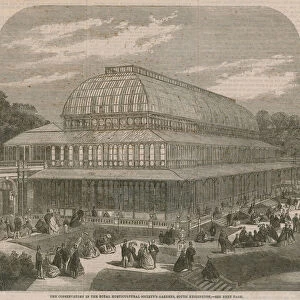 The Conservatory in the Royal Horticultural Societys gardens, South Kensington (engraving)