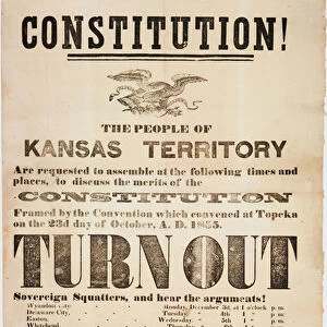 Constitution! The people of the Kansas Territory are requested to assemble
