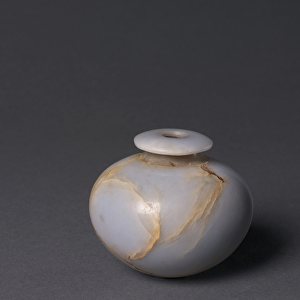 Cosmetic Vessel, c. 1980-1901 BC (anhydrite)