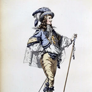 Costume for the character of Don Juan in scene 2 of Act I of the homonymous piece by Jean