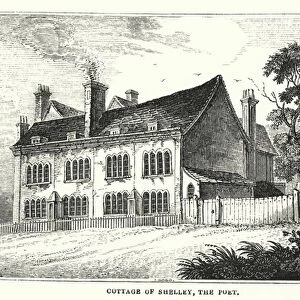 Cottage of Shelley, the Poet (engraving)