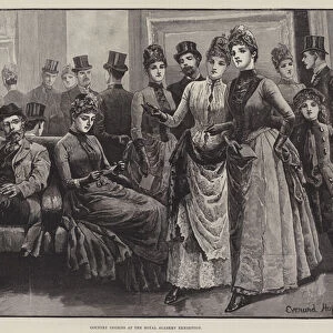 Country Cousins at the Royal Academy Exhibition (engraving)