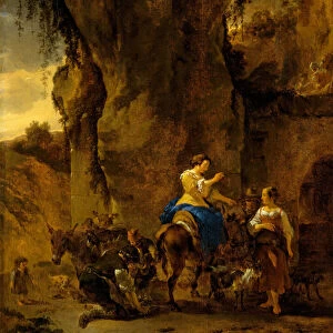 The Country Farrier, early 1660s (oil on oak panel)