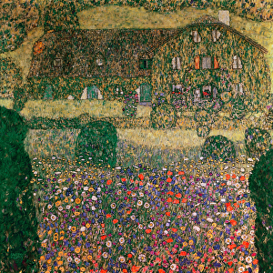 Country House by the Attersee, c. 1914 (oil on canvas)