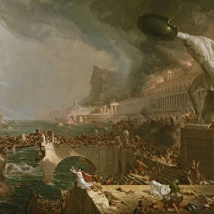 The Course of Empire: Destruction, 1836 (oil on canvas)