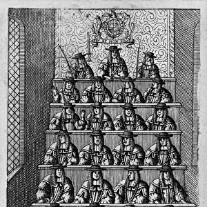 Court of Aldermen, c. 1690 (engraving)