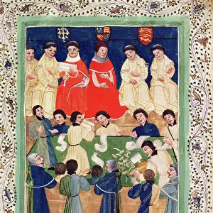 The Court of Chancery, c. 1460 (illumination on vellum)