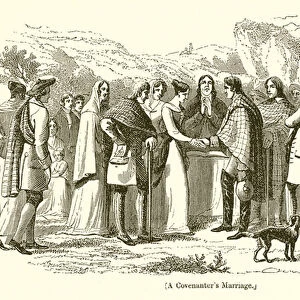A Covenanters Marriage (engraving)
