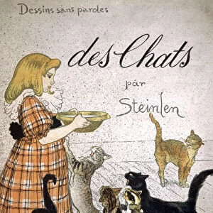 Front cover of Cats, Drawings Without Speech (colour lihto)