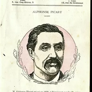 Cover of " Le Bulletin de vote", Satirique en Couleurs, 1877: Picart Alphonse - Illustration by Louis Alexandre Gosset de Guines (Gill) (1840-1885)