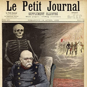 Cover of Le Petit Journal, 14 April 1895 (coloured engraving)