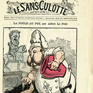 Cover of "Le Sans-Panlotte", number 4, Satirique en Colours