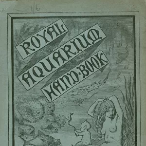 Cover of the Royal Aquarium Handbook (engraving)