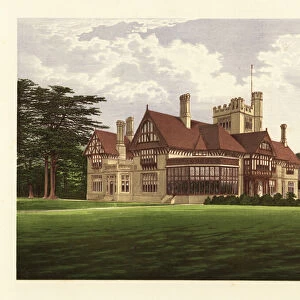 Cowdray Park, Sussex, England. 1880 (engraving)