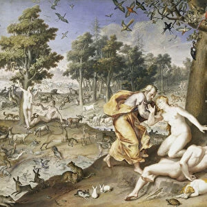 The Creation of Eve (bodycolour on vellum)