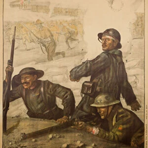Credit Commercial De France Souscrivez Pour La Victoire, c. 1918 (colour litho)