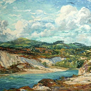 Creech Barrow, Dorset, 1910 (oil on canvas)