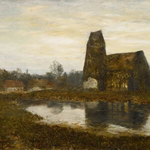 Criqueboeuf Church, Normandy, 1893 (oil on canvas)