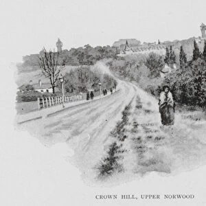 Crown Hill, Upper Norwood (litho)