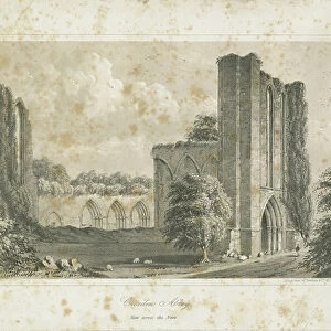 Croxden Abbey: lithograph, 1852 (print)