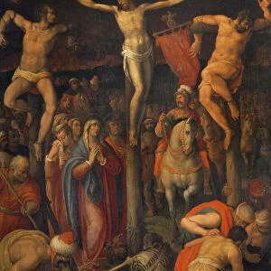 Crucifixion, 1581 (oil on panel)